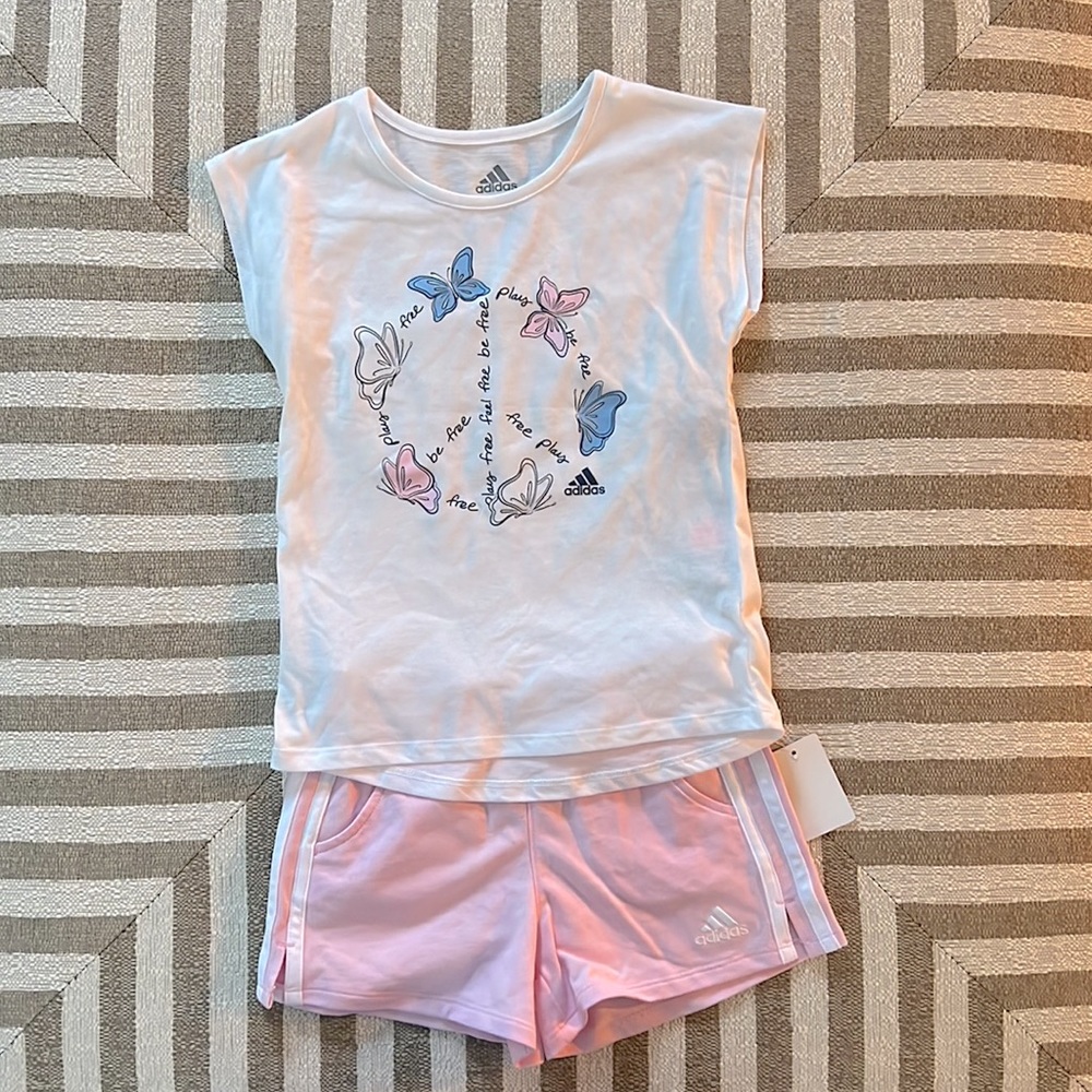 Adidas Girl 2-piece Shorts Set
